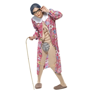 Gammel Bedstemor Kostume