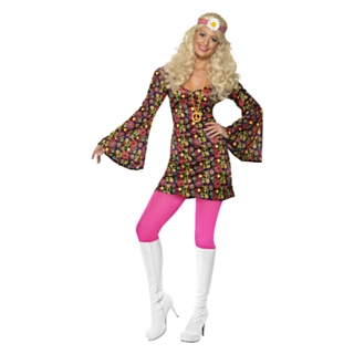 Diskohippiepige Kostume