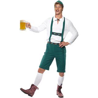 Tyrolerkostume Grøn