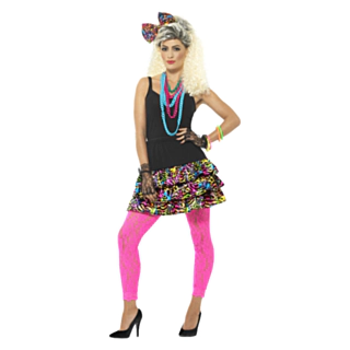 80'er Party Girl Kostume