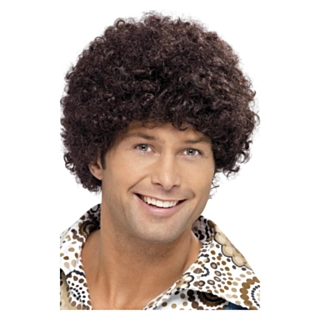 70'er Disco Afroparyk Brun
