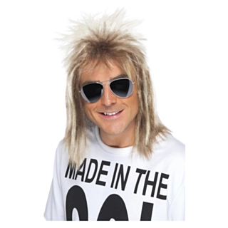 80'er Rockstjerne Paryk Blond