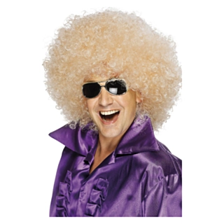 Kæmpe 70'er Afroparyk Blond
