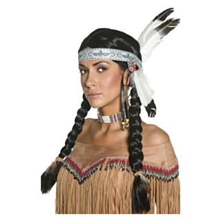 Autentisk Indianerparyk Sort