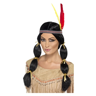 Indianerprinsesse paryk