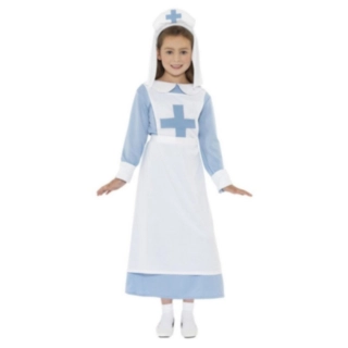 Retro Sygeplejerske Børnekostume
