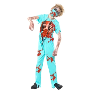 Zombie Kirurg Børnekostume