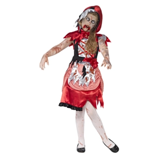 Zombie Rødhætte Børnekostume