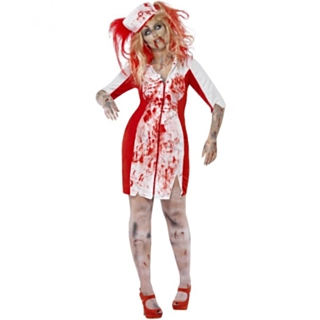 Zombie Sygeplejerske Kostume