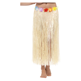 Hawaii Hula Skørt Naturhvid