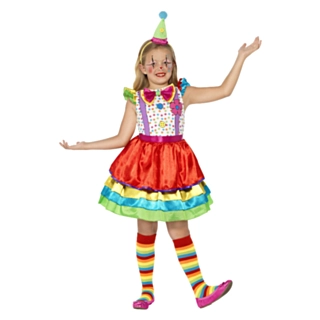 Klovnepige Børnekostume
