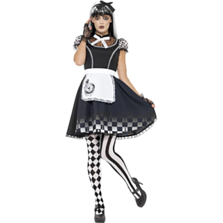 Gotisk Eventyrlig Alice Kostume