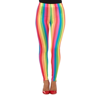 Stribede Leggings Multifarvet