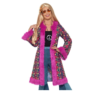 60'er Hippie Jakke Pink