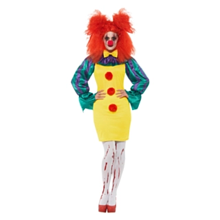 Klassisk Gyser Klovn Lady Kostume