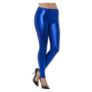 80'er Disko Leggings Blå