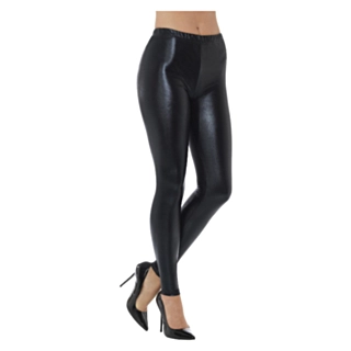80'er Disko Leggings Sort