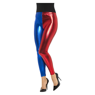Harlequin Leggings Blå/Røde