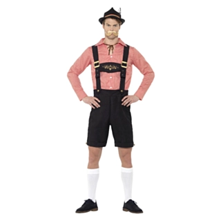 Tyrolerkostume Klassisk Sort