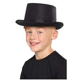 Børne Top Hat Sort
