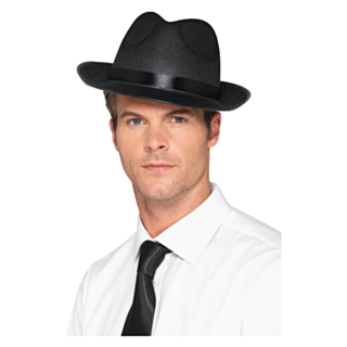 Sort Fedora Hat