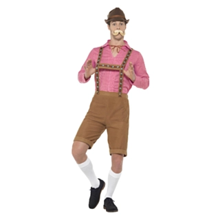 Tyrolerkostume Bierfest Rød