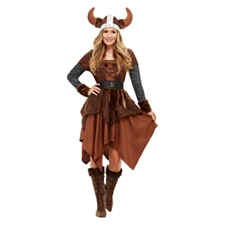 Vikingens Dronning Kostume