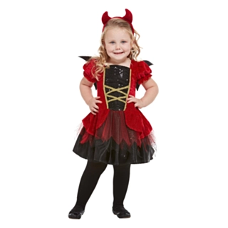Glitter Djævel Børnekostume