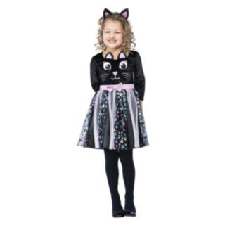 Glamour Kat Børnekostume
