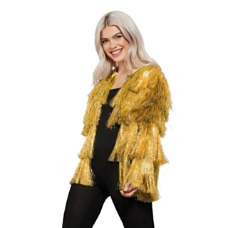 Fever Glimmer Jakke Guld