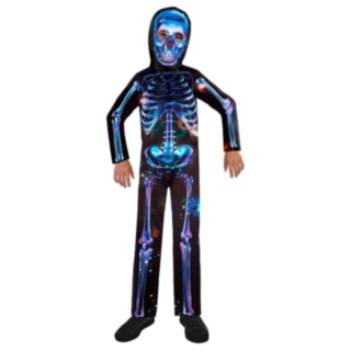 Neon Skelet Børnekostume Eco