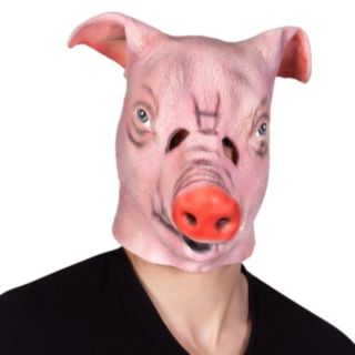Gris Latexmaske