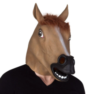 Hest Latexmaske