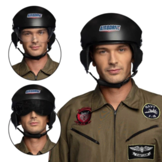 Pilot Hjelm Sort