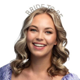 Glitrende Bride To Be Hårbøjle