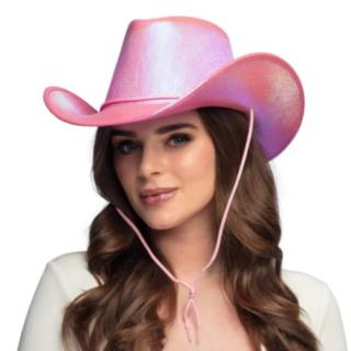 Perlemor Cowboyhat Lyserød