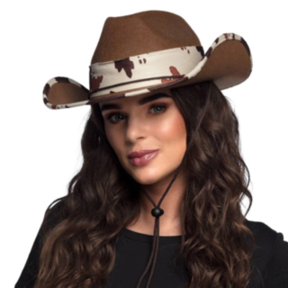 Texas Cowboyhat Brun