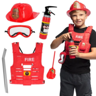 Brandmand Sæt Børnekostume