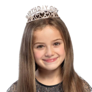 Birthday Girl Tiara Rosaguld