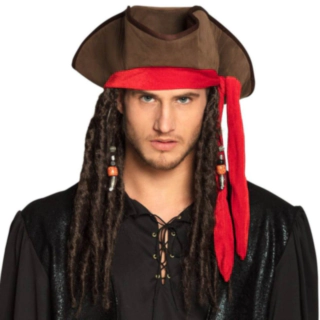 Dreadlocks Pirat Hat