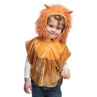 Løve Poncho Børnekostume