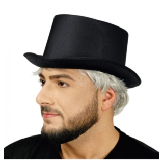Satin Tophat Sort