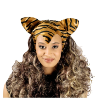 Tiger Paryk Med Ører
