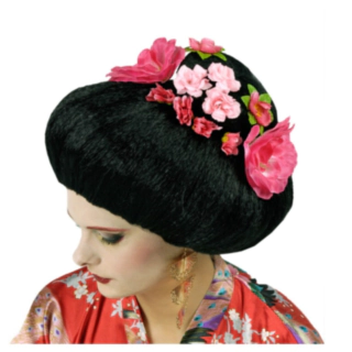 Geisha Paryk Sort