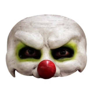 Horror Klovn Halvmaske Grøn
