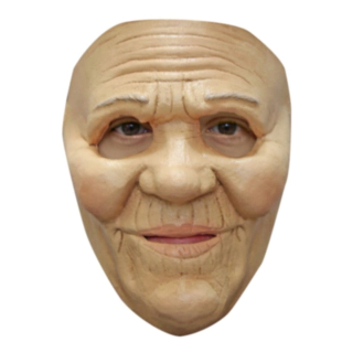 Gammel Dame Latexmaske