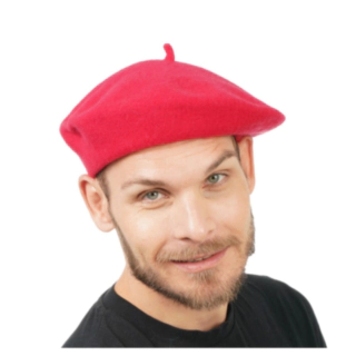 Fransk Baret Rød