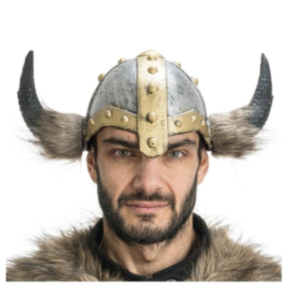 Vikingehjelm Med Horn