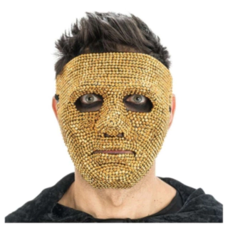 Anonym Diamant Maske Guld