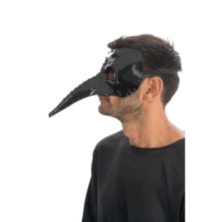Plague Doctor Maske Sort